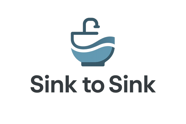 make a logo for a brand called sink to sink